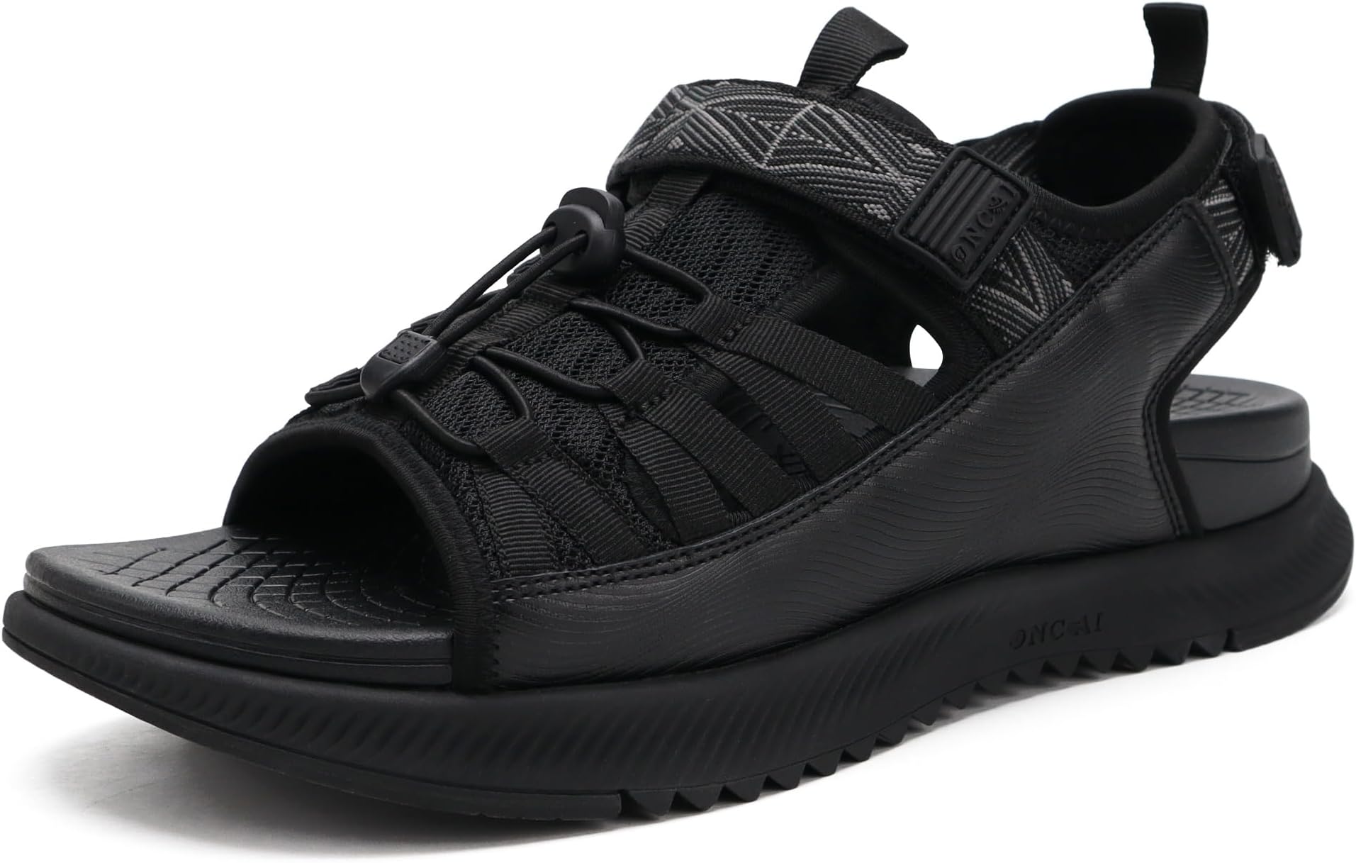 Men Hiking Sandals, Arch Support Walking Sandals with Outdoor Orthotic Footbed for Plantar Fasciitis, Hombre Sandalias Recovery Sport Slides Size 7-14