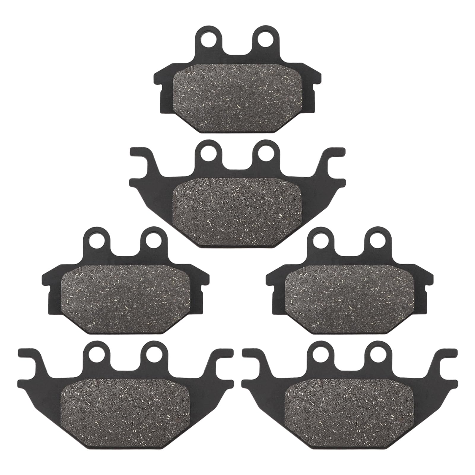 ZICOO Brake Pads for Can Am DS250 DS 250 for Kawasaki Brute Force 300 KVF300 MXU 250 270 300 500 UXV 450i 500 700 4x4 Quadlander 300 for Arctic Cat