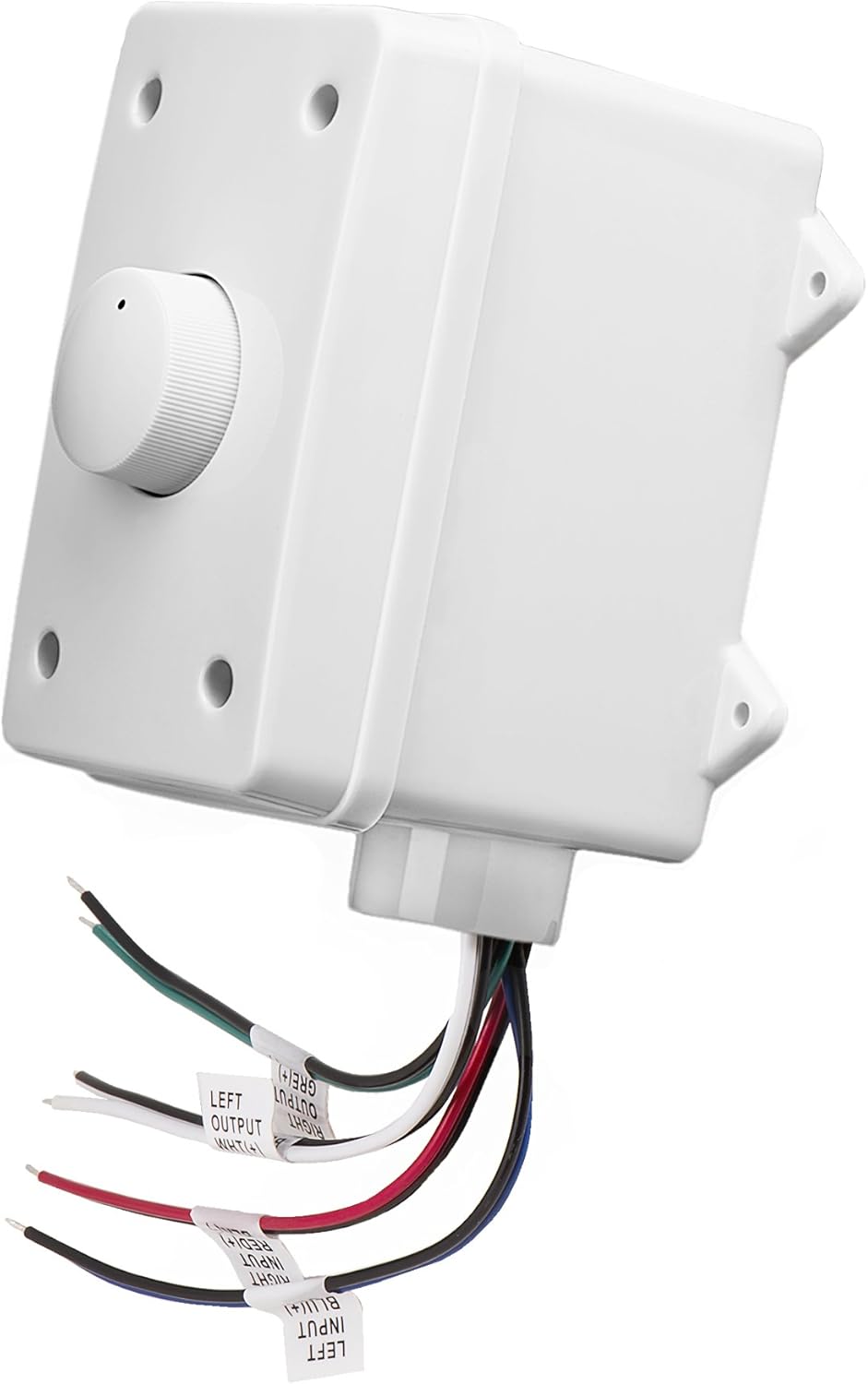 OSD Outdoor 300W Volume Control Impedance Matching, Weather Resistant Enclosure OVC300, White