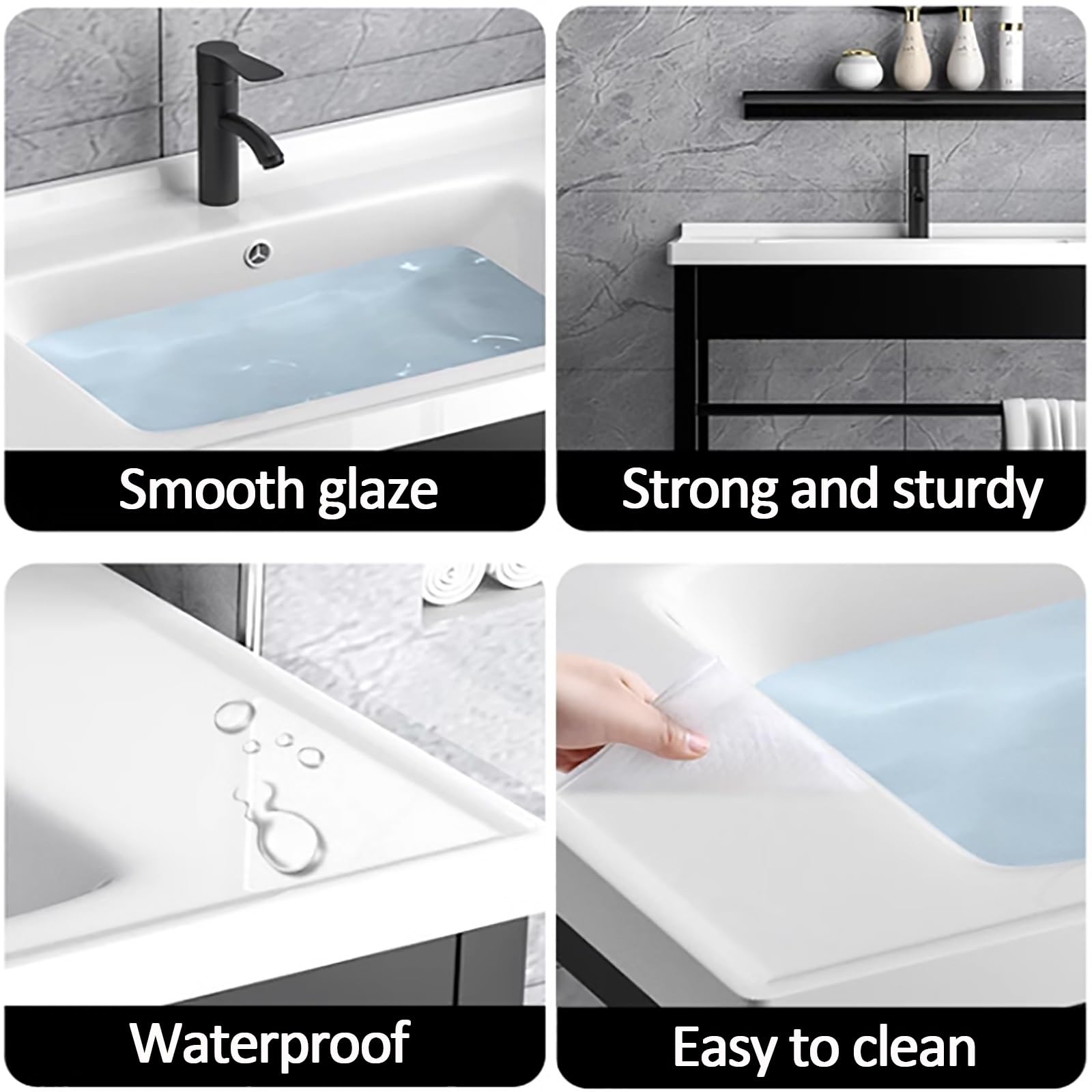 Lavello Esterno,Lavatoio Ceramica,Lavandino Da Bagno,Lavabo Lavanderia Con Acciaio Inox Staffa,Lavello Portatile In Acciaio Inossidabile Commerciale,Lavandini Con Rubinetto,Lavabi Autoportante ( Size