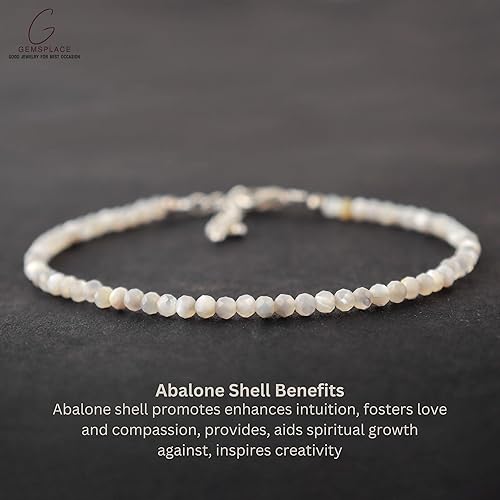 Miniatura 5 de Pulsera de cuentas de piedras preciosas de 0.118 in