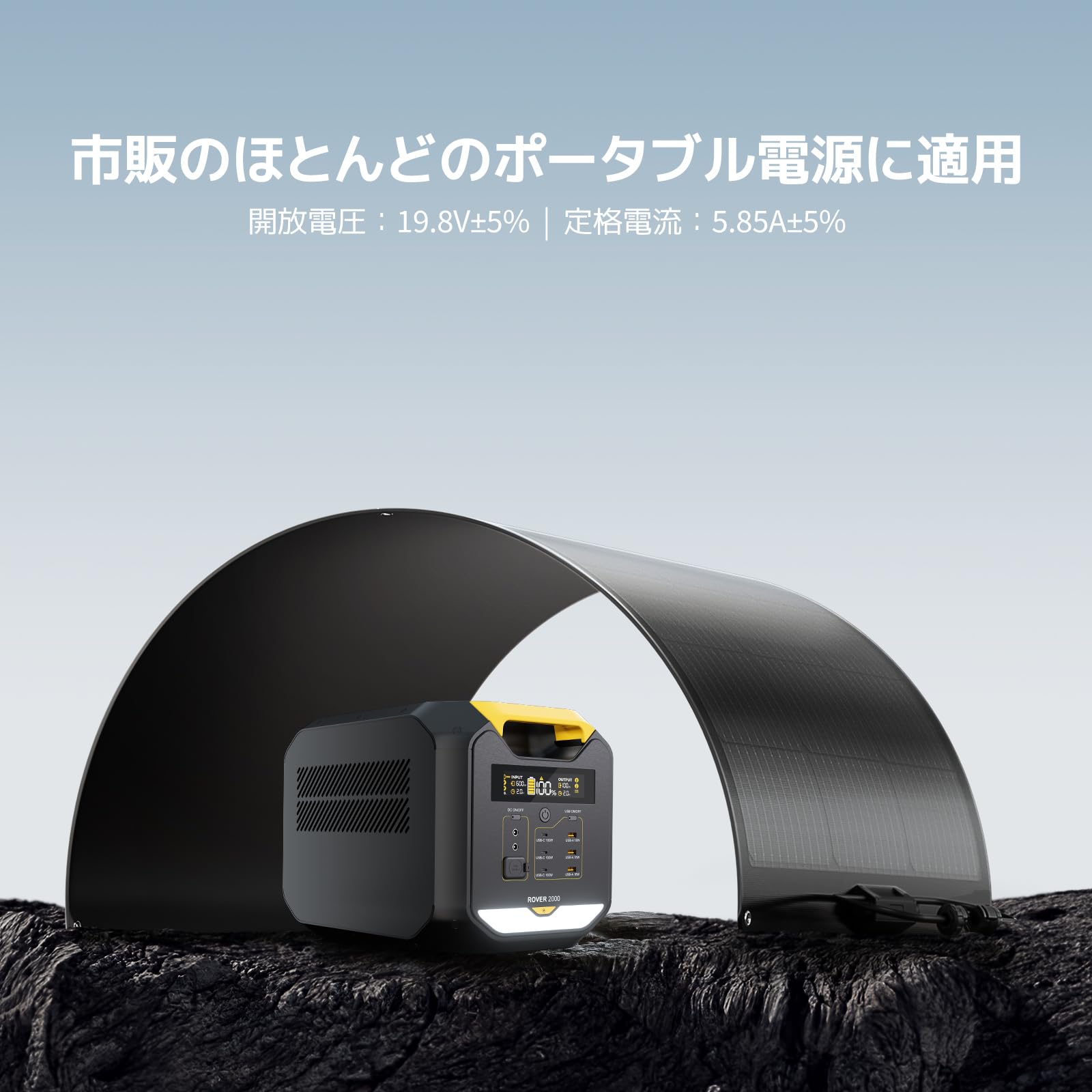 Amazon | BougeRV ソーラーパネル 100W 2枚セット 太陽光パネル 太陽光 