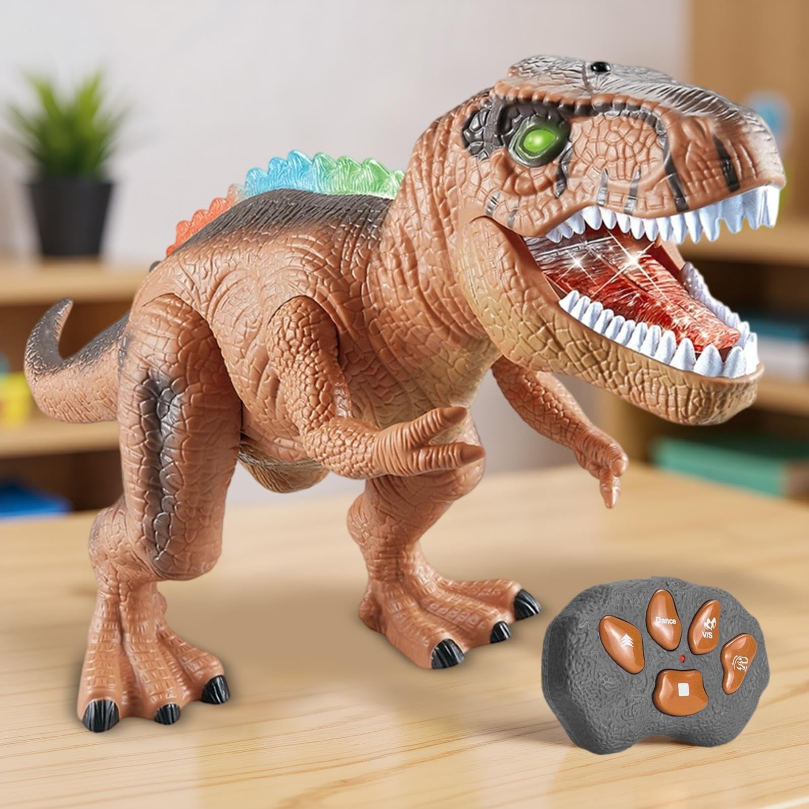 Giocattoli Dinosauro RC Educativo Elettronico Camminante