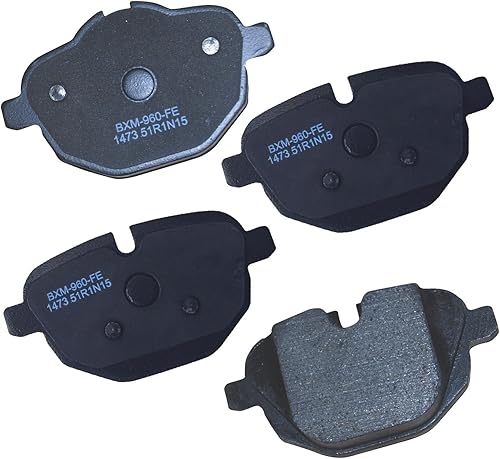 Vista 282 de Bendix Premium SBM8 - Pastillas de freno semimetálicas Premium para modelos seleccionados Buick Special, Camaro, Corvette, Phaeton, Olds F85, Vista