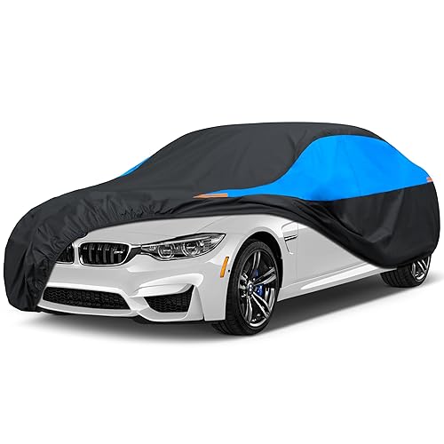 MORNYRAY Waterproof Car Cover All Weather Snowproof UV Protection Windproof
