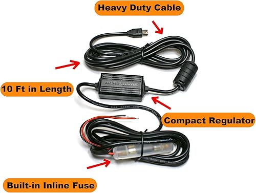 Miniatura 4 de EDO Tech Kit de cable de alimentación de coche ultra compacto micro USB directo para GPS Tracker Navigator Altavoz Bluetooth Qi cargador inalámbrico
