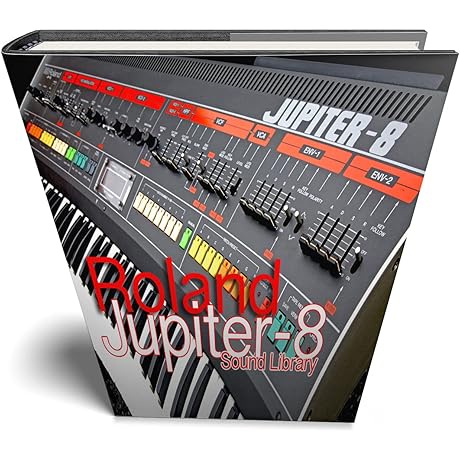 Large Unique WAVE/kontakt Studio Samples Library from Roland Jupiter-8