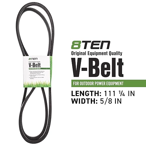 Miniatura 2 de 8TEN Correa de transmisión de cubierta para MTD Cub Cadet 42 44 pulgadas cubierta GT2542 GT2544 tractores de césped 754-04041 954-04041