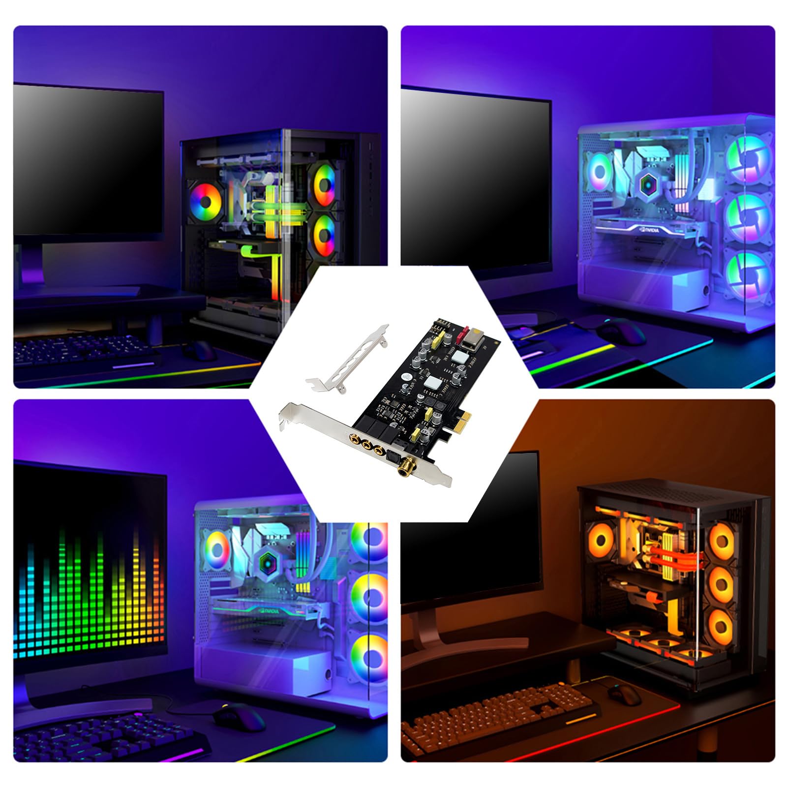 Scheda digitale ST113 per la produzione musicale Scheda PCIE Desktop Stereo SSS1700 desktop