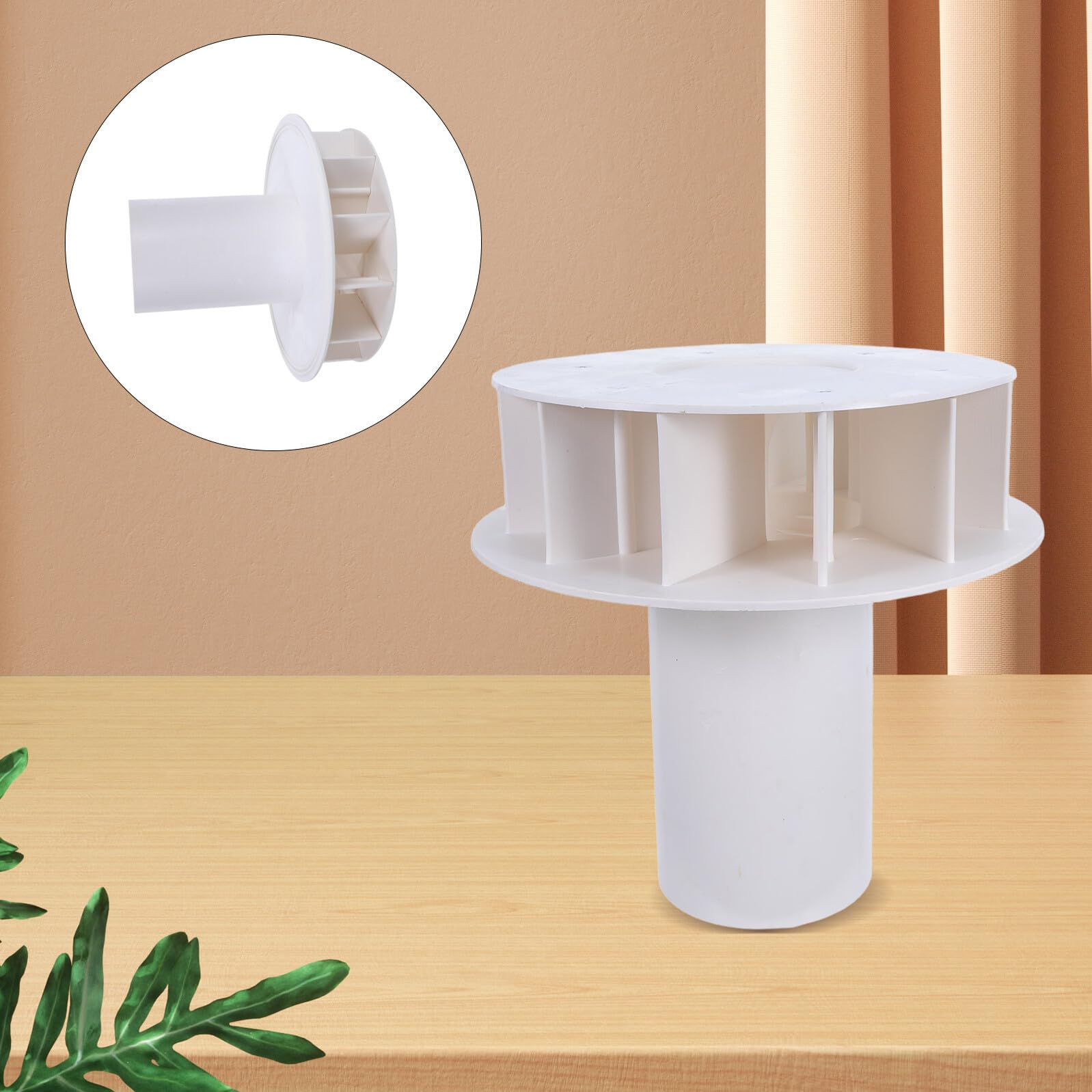 Alipis Bajante de Agua de Lluvia Sifónico PVC 110 MM Embudo Conector para Canalones Desviador Autolimpiante para Drenaje en Sistemas Residenciales y Comerciales