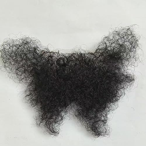 Tingyilan Faux Cheveux Privés, Pâte À La Main Douce Pour Faux Poils Pubiens, Température Fibre Poils Corporels Costume Bas Du Corps Poils Pubiens, Ajout De Volume De Cheveux,Noir,One Size