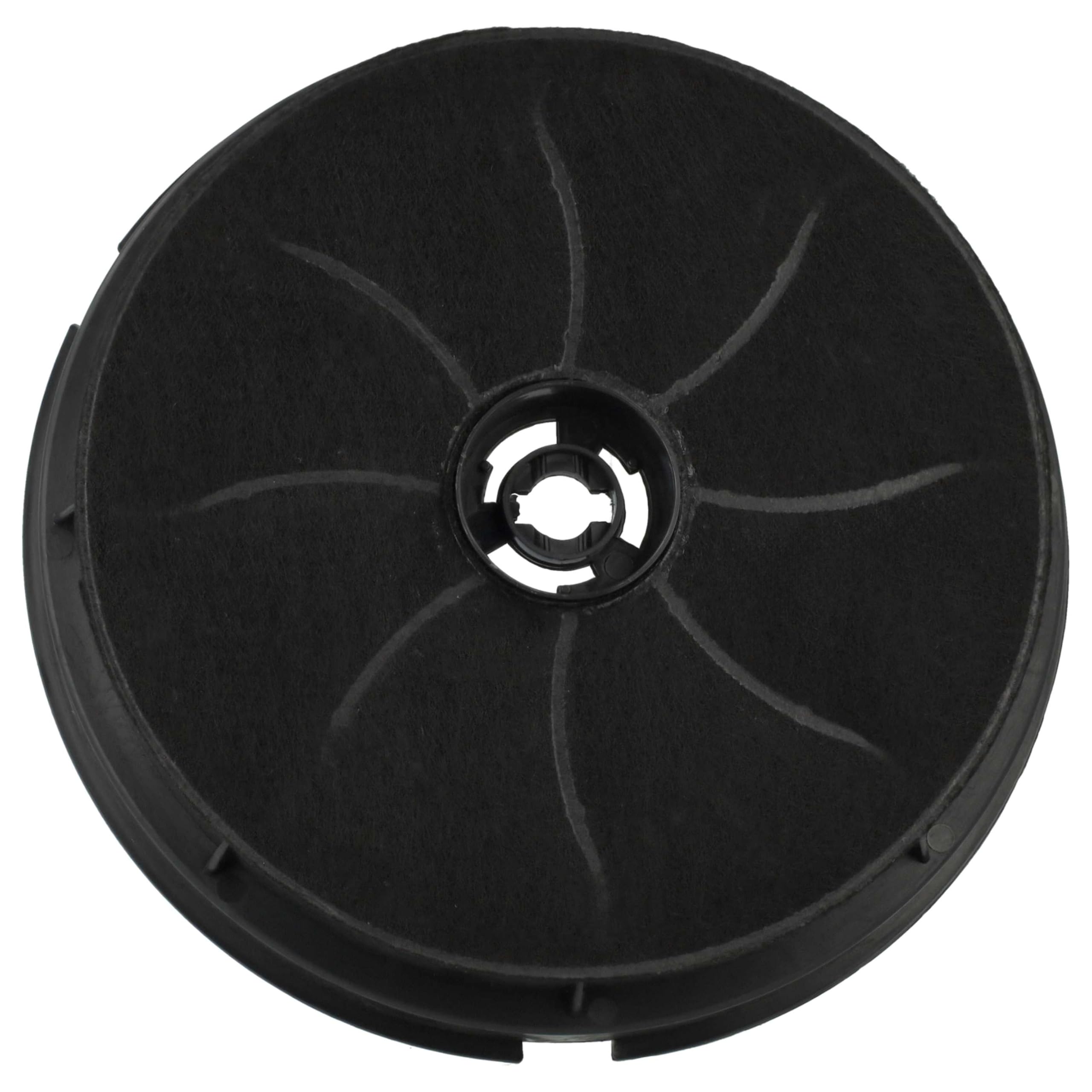 vhbw 4x Filtro a carboni attivi sostituisce Smeg FLT6, 690073176 per cappe aspiranti