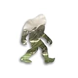 Bigfoot Sasquatch Laminated Vinyl Decal Sticker | 5.5-Inch by 4-Inch | Custom Mountain Side Overlay Sticker Series | Sasquatch Hunter Window Accessories | PD3211