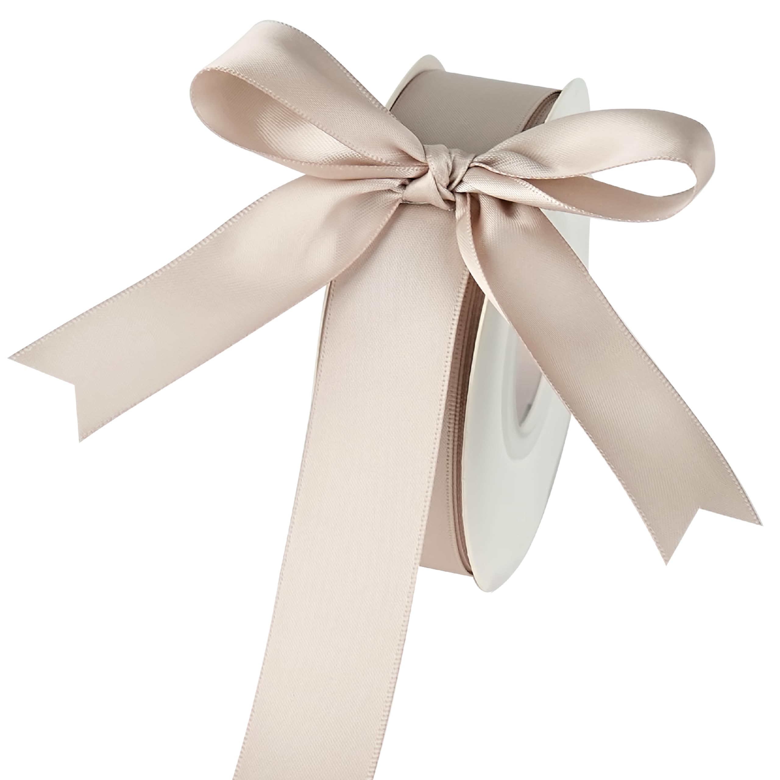 Amazon.com: DINDOSAL Taupe Ribbon 1 Inch x 25 Yards Double Face 