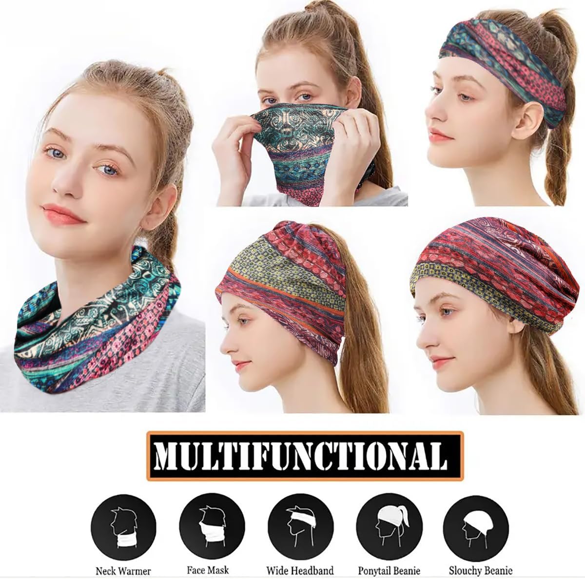 Women's Slouchy Beanie Cap Chemo Headwear Hats Scarf - Image 4