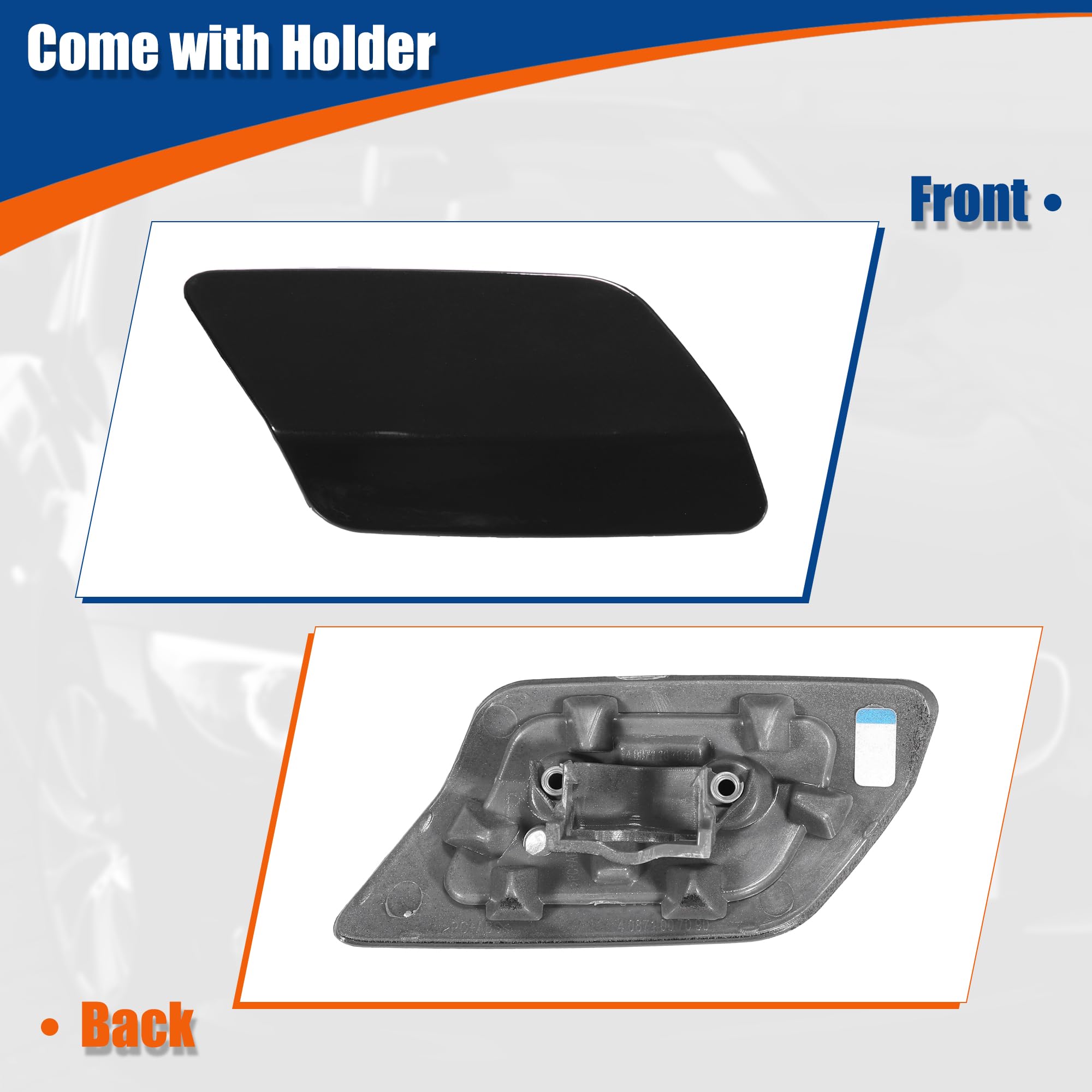 Amazon.com: uxcell Right Passenger Side Front Bumper Headlight  