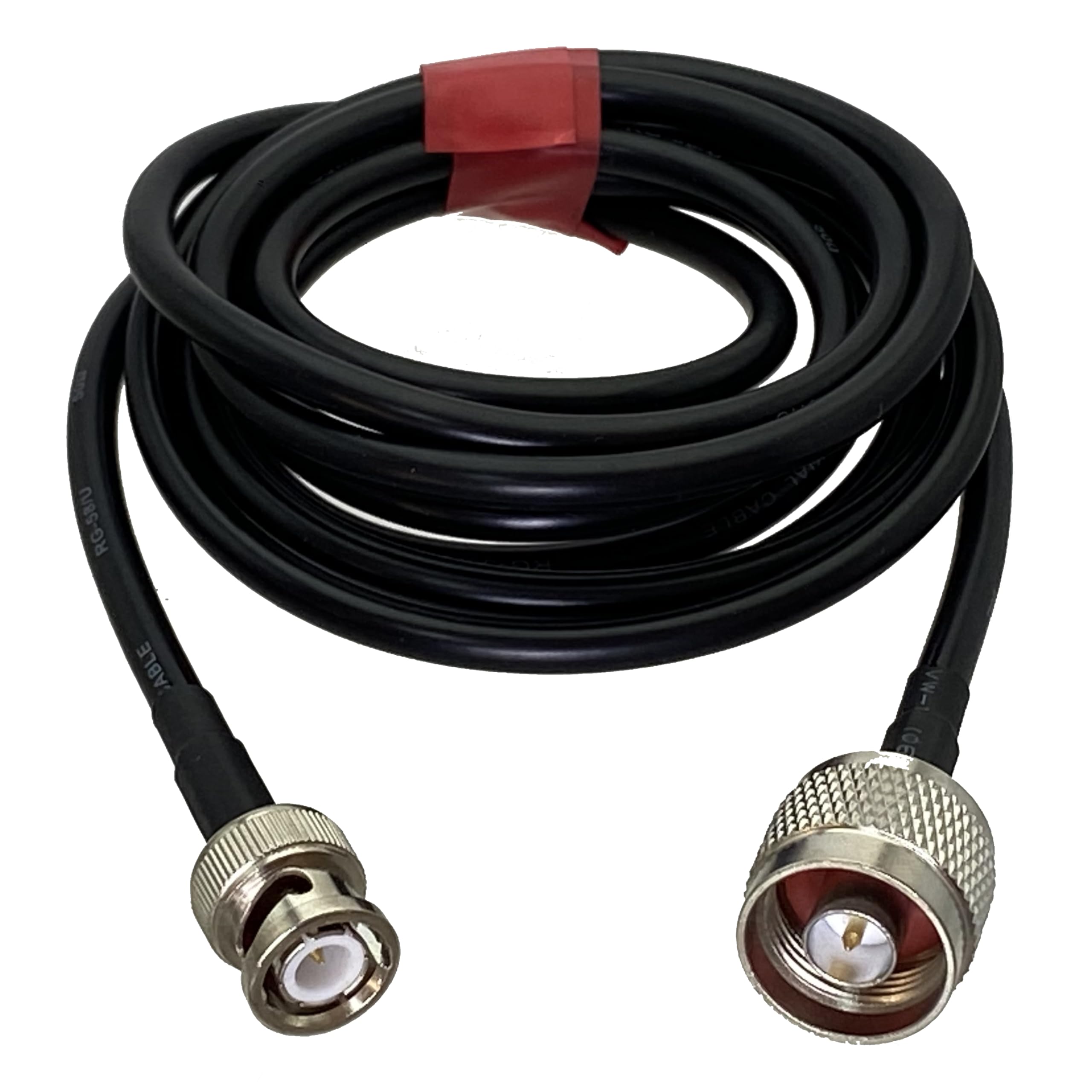 Cordon coaxial RG58 N Mâle vers BNC avec isolation renforcée