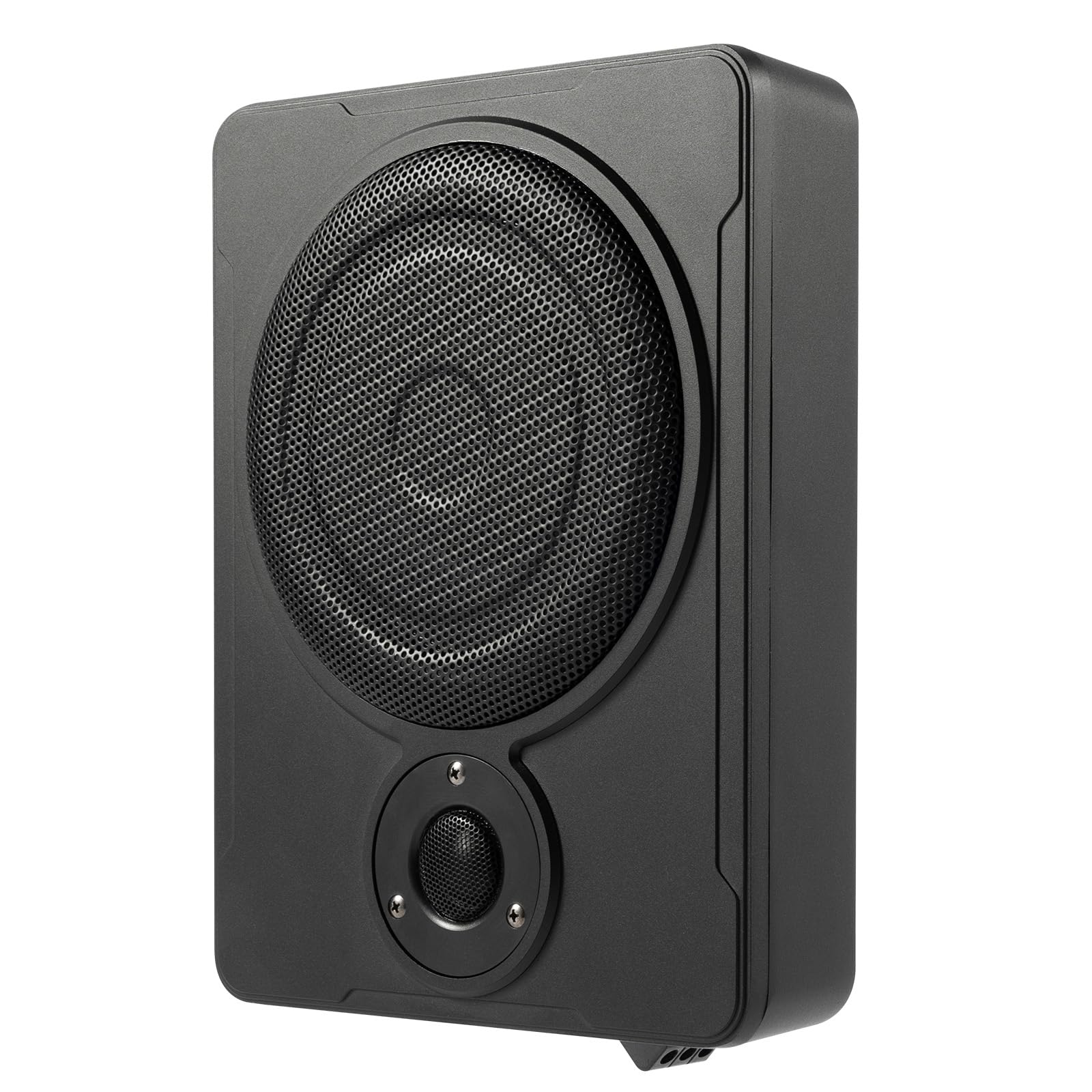 Mahugde 8 in 600W Audio Slim Under-Seat Powered Subwoofer with Amp Kit, Car/Truck Sub Bass Speaker Kit Pure Music Output