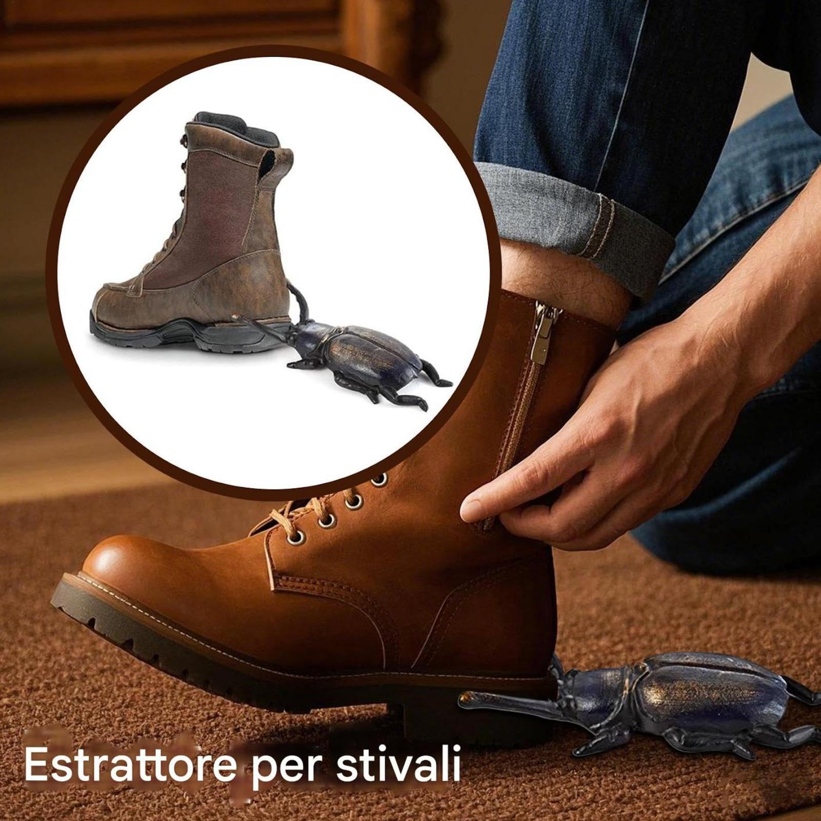 Dispositivo Di Rimozione Avv-io | Jack Per Stivali In Ghisa | Stivaletto Per Scarpe E Scarabeo Da Cowboy | Martinetto Per Stivali In Ghisa Per Cowboy - Guida Per Togliere Le Scarpe Per Uomini E Donne
