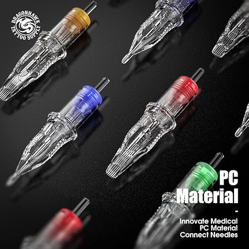 Miniatura 11 de Extreme Tattoo - Cartuchos de tinta para tatuajes con agujas desechables Dragonhawk