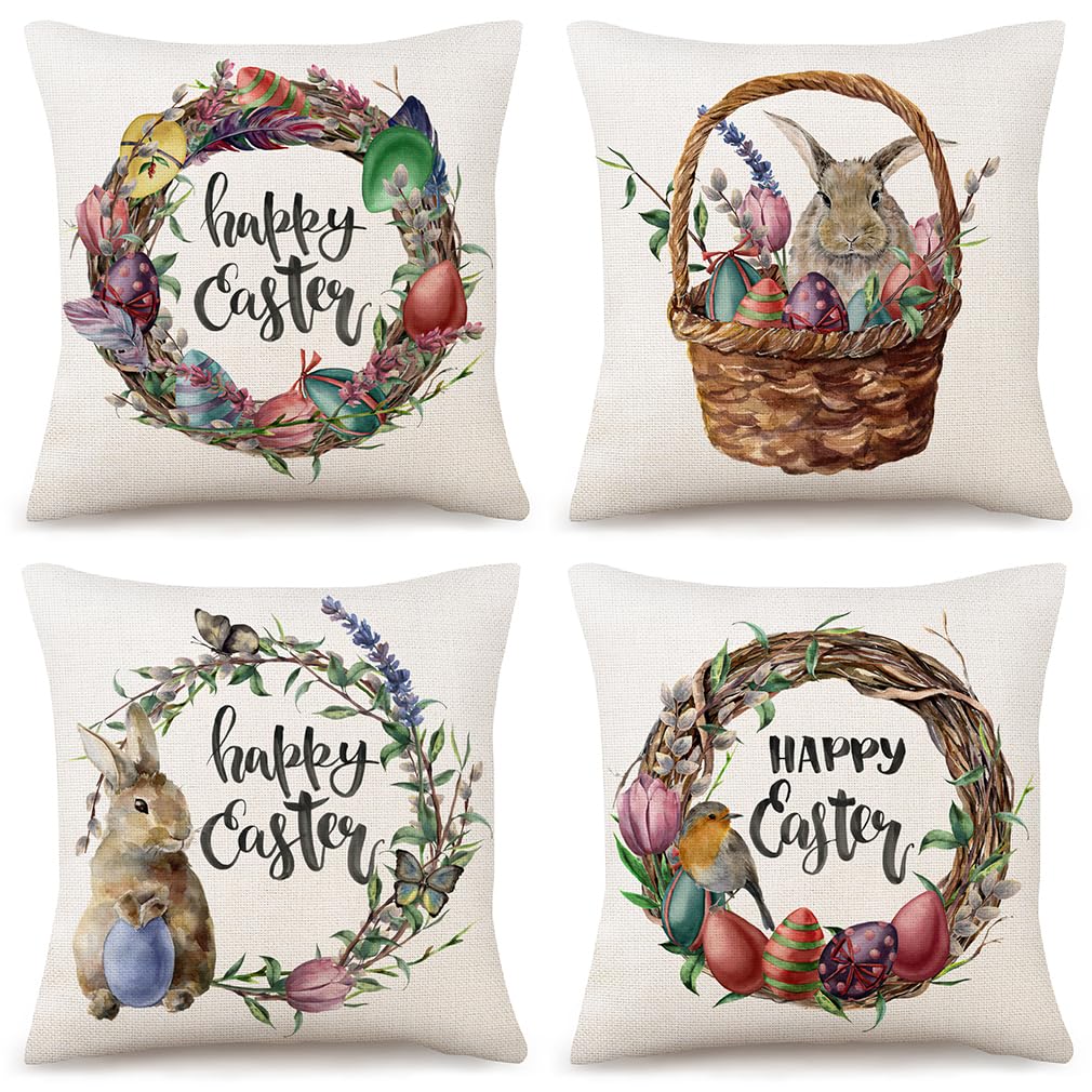 Taie d'oreiller coussin 60x60 en lin lavable pour protéger et décorer votre canapé