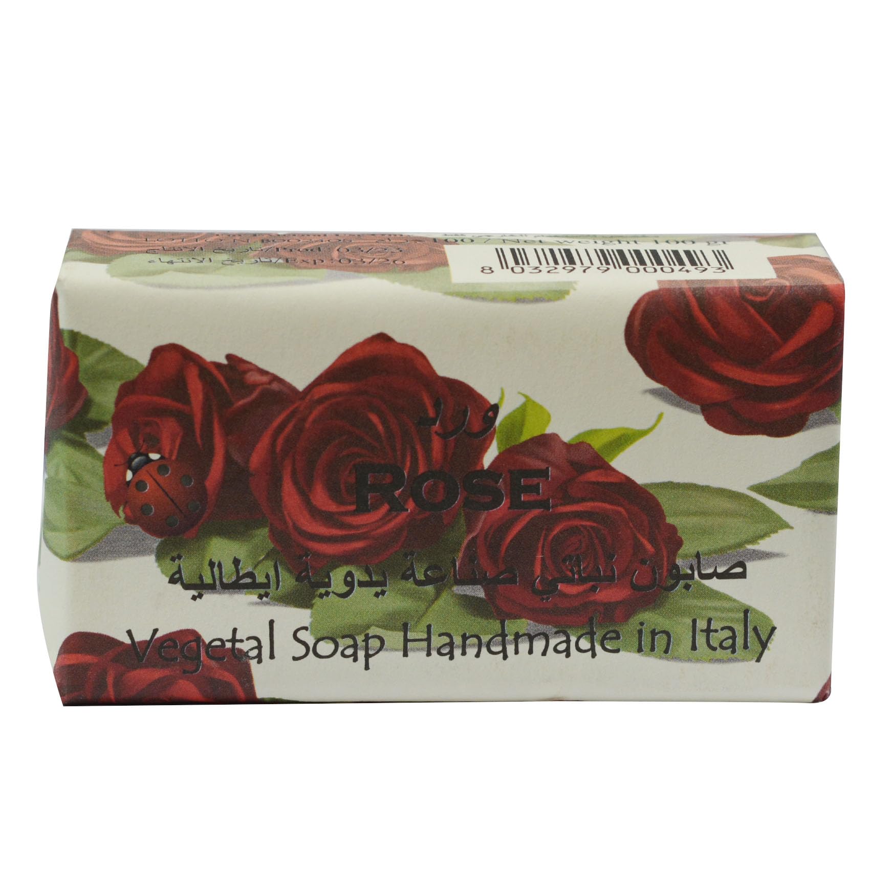 Rose Handmade Vegetal Soap 100 g