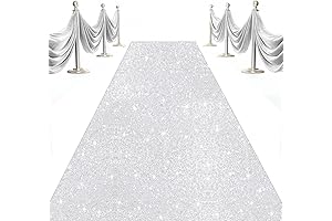 Silver Runner for a Shimmering Prom Night