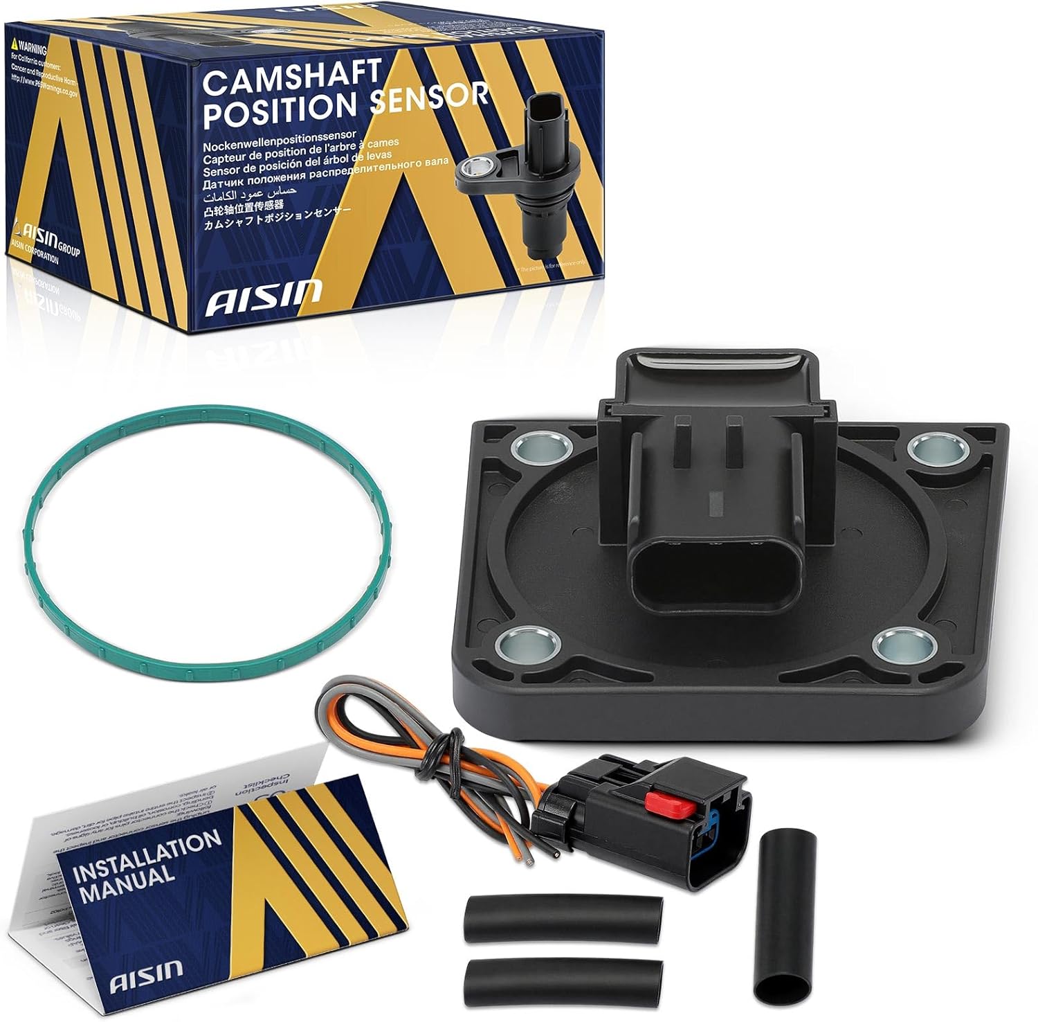 AISIN AFTERMARKET CMSCH-00252 Engine Camshaft Position Sensor - Compatible with Chrysler Sebring 1996, Dodge Neon 1995-1996 2000, Stratus 1995-1996, Plymouth Neon 1995-1996, Breeze 1996-2.0L 2.4L