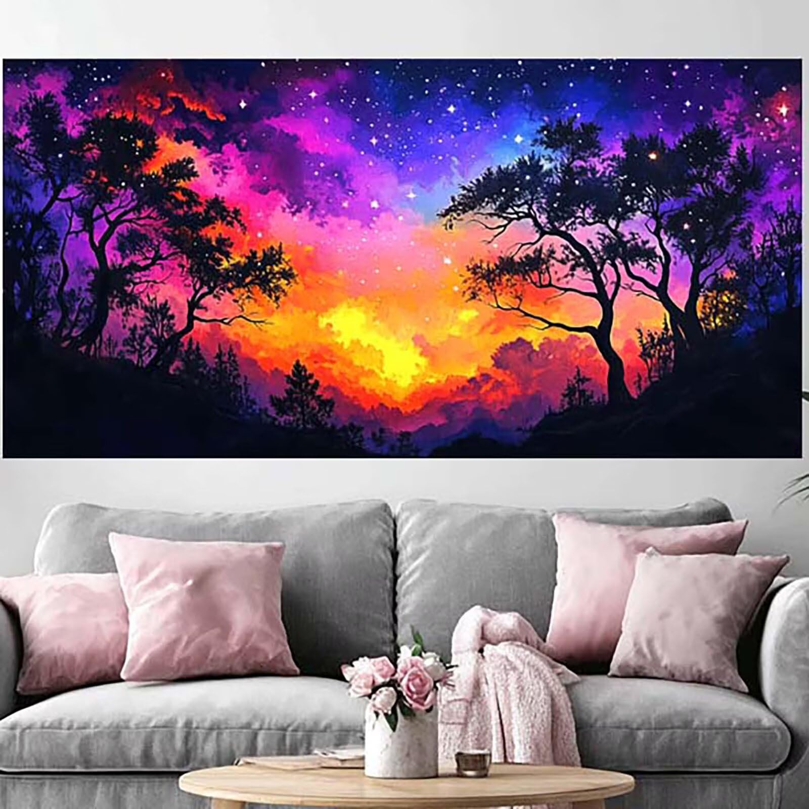 Diamond Painting Coucher de Soleil grand format pour s'évader et décorer sa maison - 8