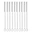 Long Straw Brush, Nylon Flexible,Reusable Pipe Tube Cleaner 12-ihch X 2/5-inch Set of 10
