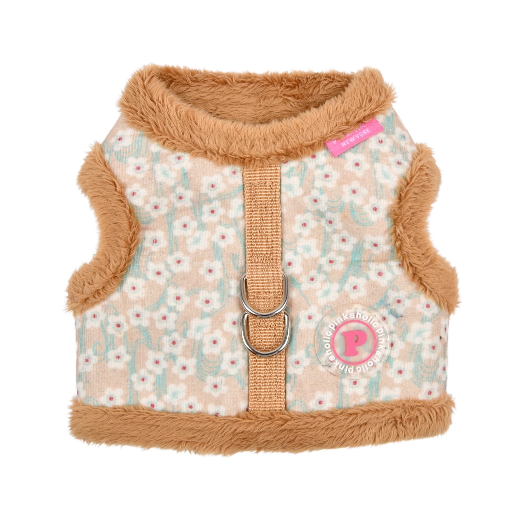 Pinkaholic New York Davina Hundegeschirr Step-in – Hahnentrittmuster In Blau, Größe S (Brustumfang 30,5 Cm)