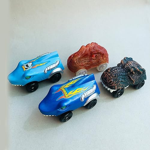 Miniatura 2 de Tracks Car - Solo repuesto para pistas de carreras, coches compatibles con pistas que brillan en la oscuridad, coches de juguete de carreras con 5