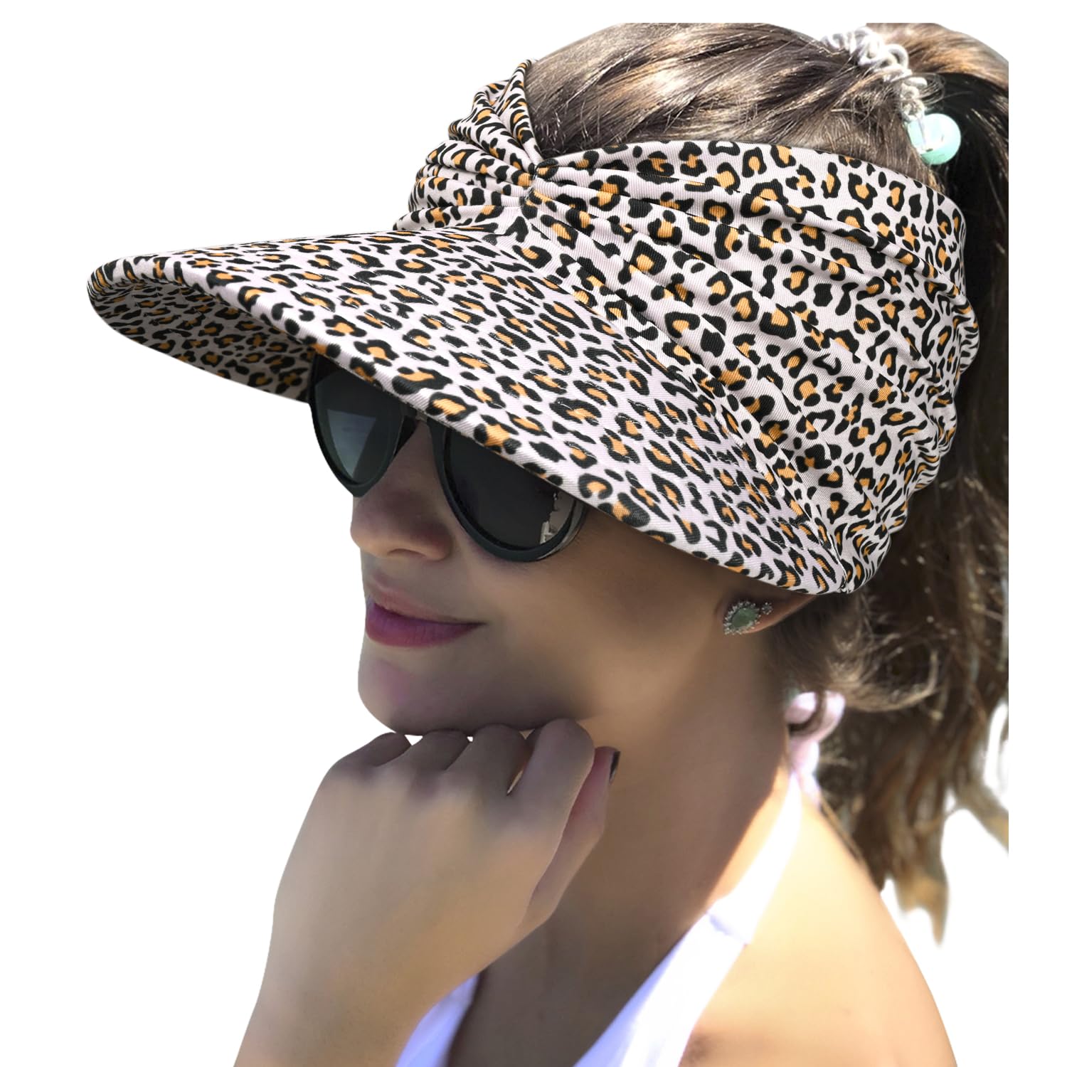 DANMYWomen Sport Sun Visor Hats,Empty Top Baseball Sun Cap,Womens Sunhats with uv Protection,Sun Hats for Young Girls Women Beach