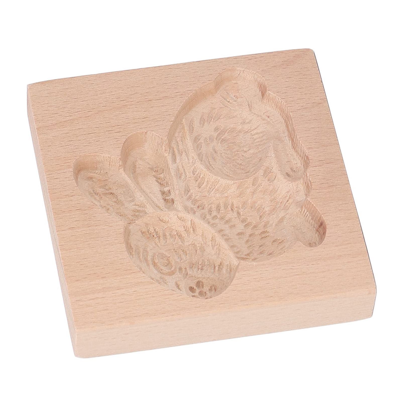 Keksausstecher, Keksformen aus Holz, Kekse, Kochzubehör, Keksform, Buchenholz, wiederverwendbar, waschbar, Kekspresse, Stempel for Backen in der Küche