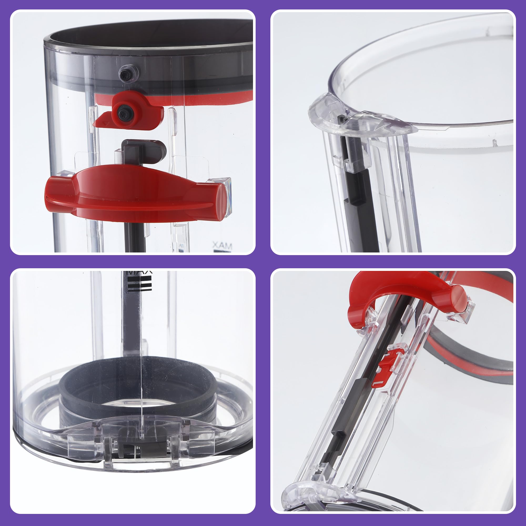 Contenitore Serbatoio Per Dyson V11 Ricambi V15 SV14 SV15 SV17 SV22 Polvere Raccogli Filtri Filtro, Contenitori Cilindro Pattumiera Accessori Ricambi per Dyson No.970050-01 e 965443-01