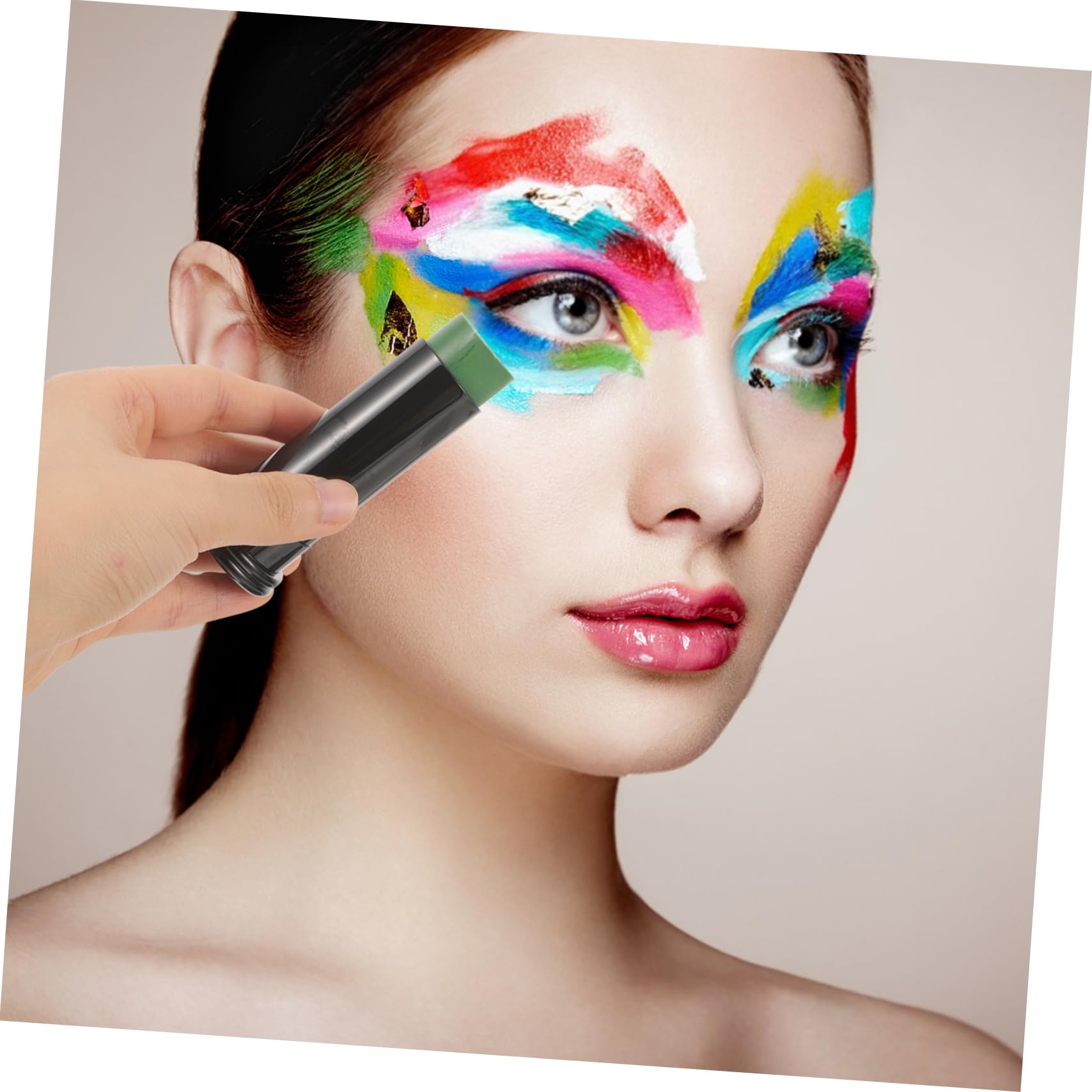 Healeved 15 Pièces Bâtons de Peinture pour Visage Kit de Maquillage pour Halloween et Cosplay Peinture Facile à Utiliser Pours Fêtes Événements