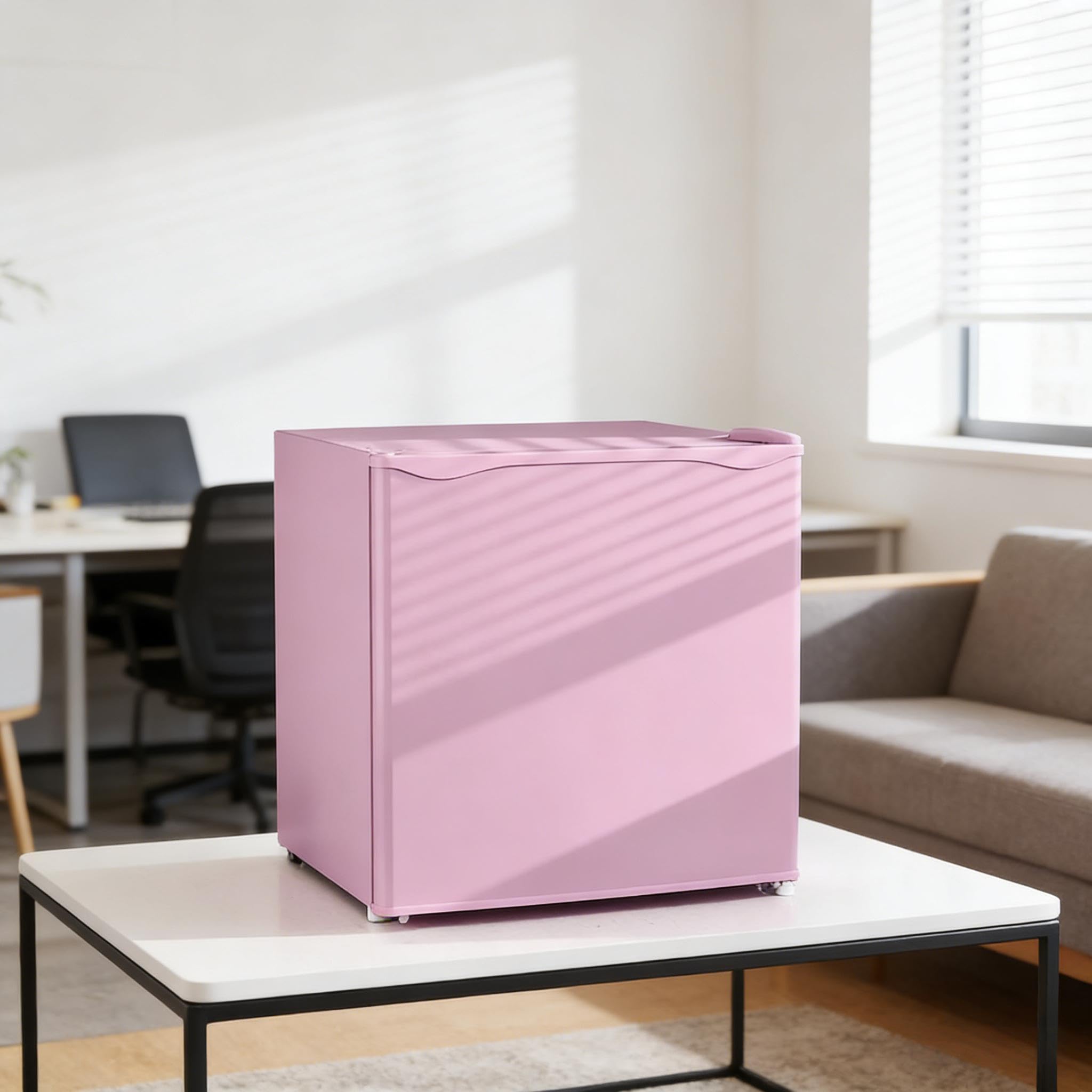 GOWE Small Corner Freezer,Portable Freezer,Compact Upright Freezer,Stylish Mini Freezer