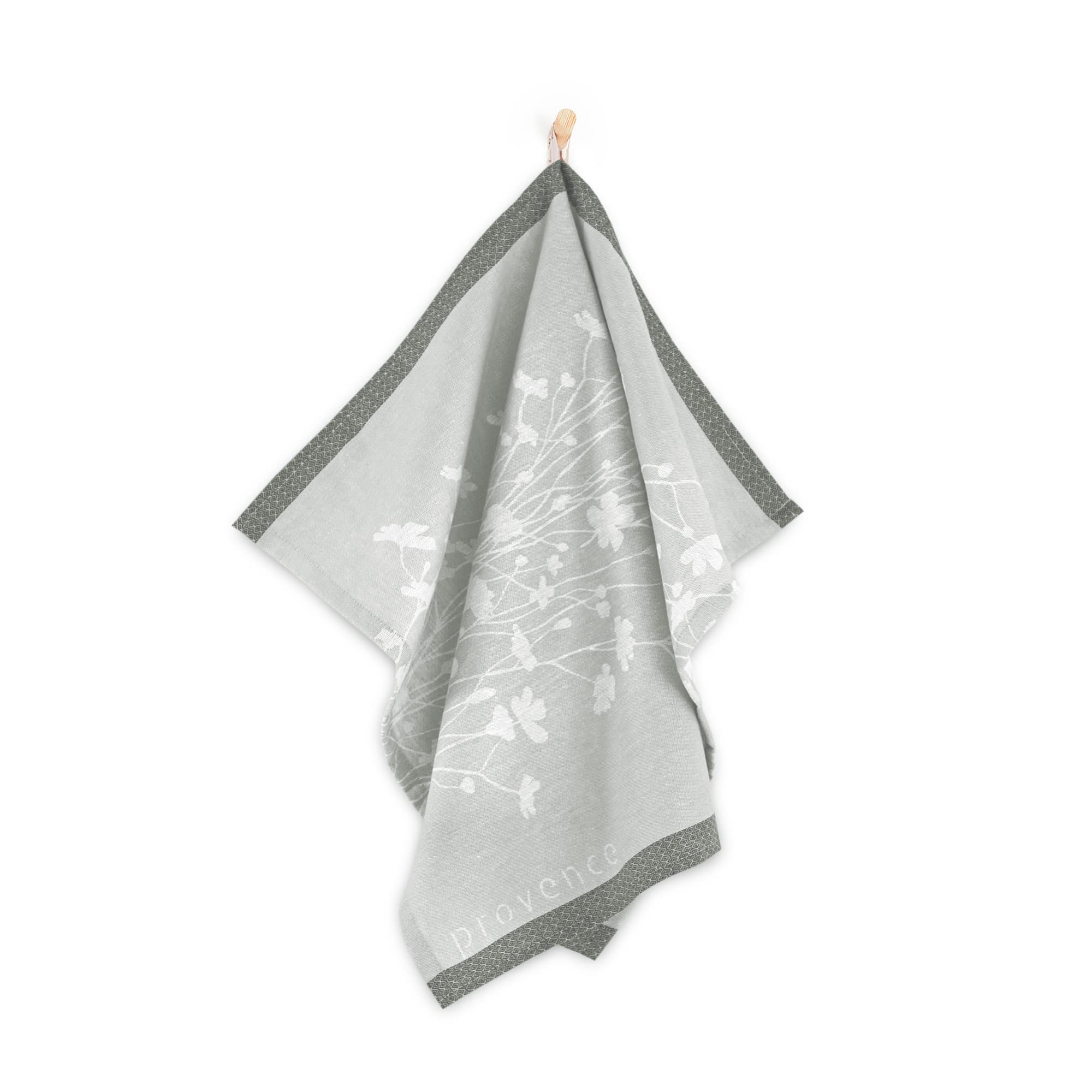 Zwoltex – Set di asciugamani da cucina, 10x strofinacci 50x70cm PROVENCE, panni assorbenti, 100% cotone biologico 200g/m2 panni, strofinacci in cotone con certificato Oeko-TEX - Blu/Grigio/Rosa
