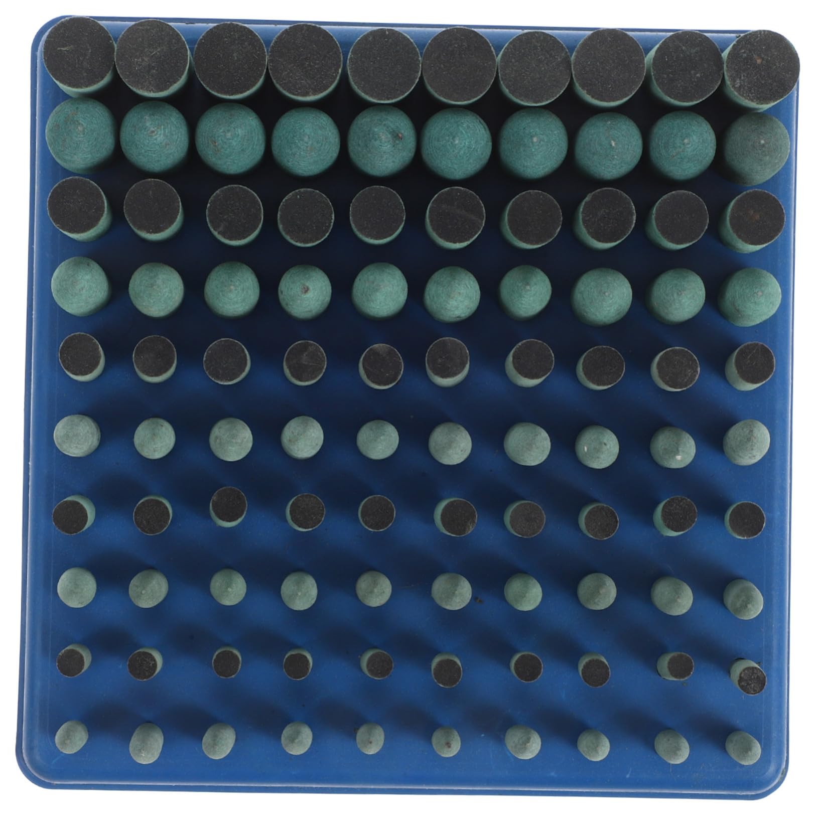 Meules pour perceuse de précision en caoutchouc et tige acier inoxydable - 8