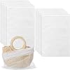 Ouligay 10 piezas de bolsas de polvo para carteras, bolsas para bolsos de 19x12.5 pulgadas, funda de polvo para carteras con cordón, organizador de viaje no tejido para bolsos, paquete de viaje para zapatos, bolsos, carteras, botas y bolsos 1