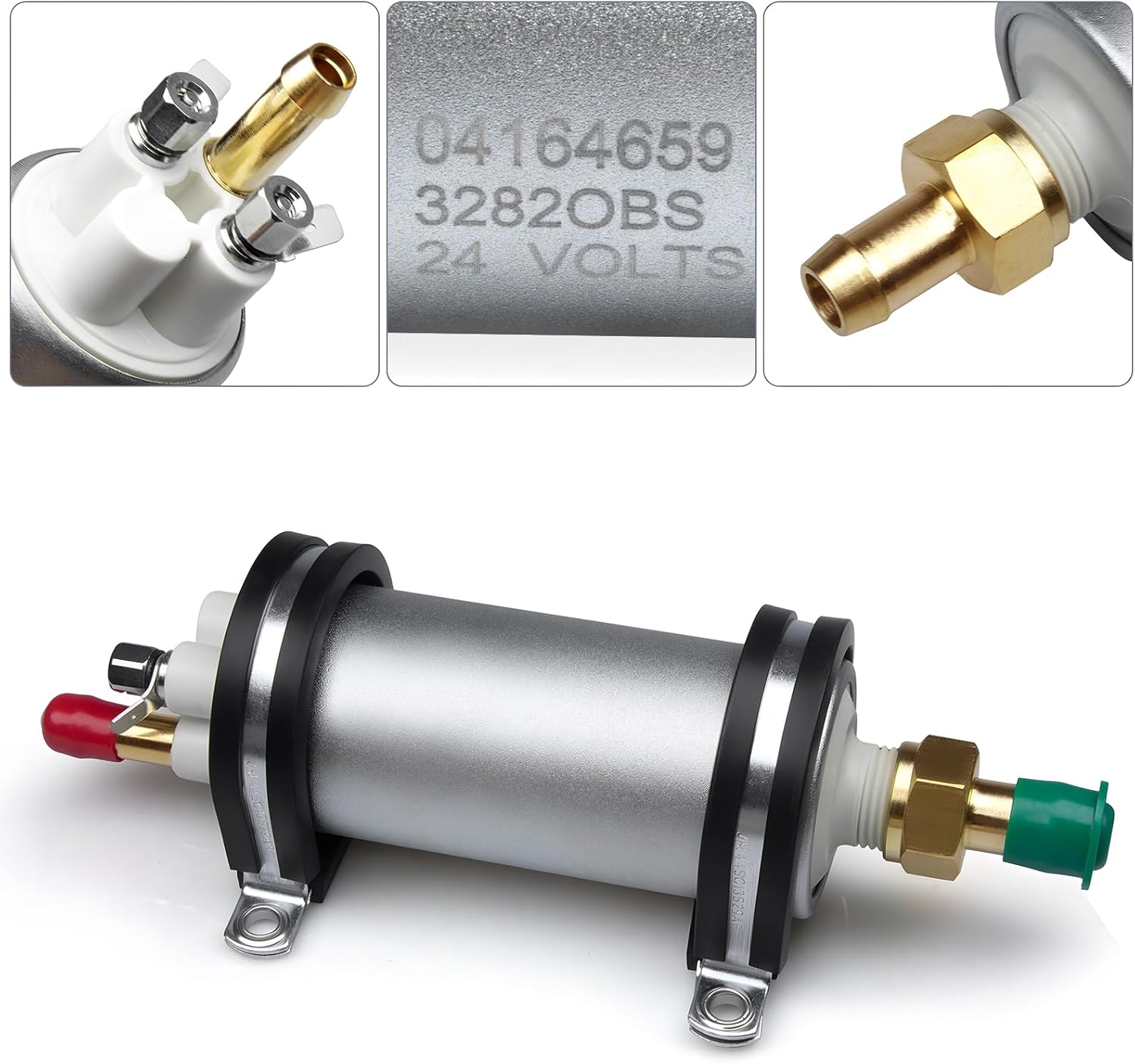 Fuel Supply Pump 24V, 04128707, 04164659, 04128102, 04124574 Oil Delivery Pump with Bracket Compatible with Deutz TCD2.9 TCD3.6 TCD4.1 TD2.9 TD3.6 TD4.1 L04 Diesel Engines