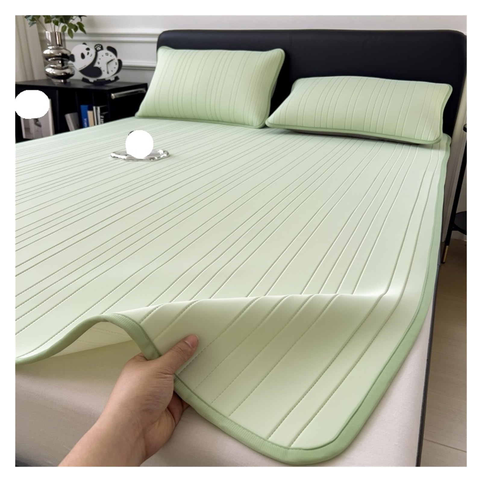 Tapis de couchage respirant pour lit double contre la chaleur d'été