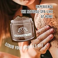 Vista 2 de Exfoliante de café arábica, exfoliante facial hidratante, pies corporales, manos, exfoliante natural para piel suave, exfoliante orgánico combate