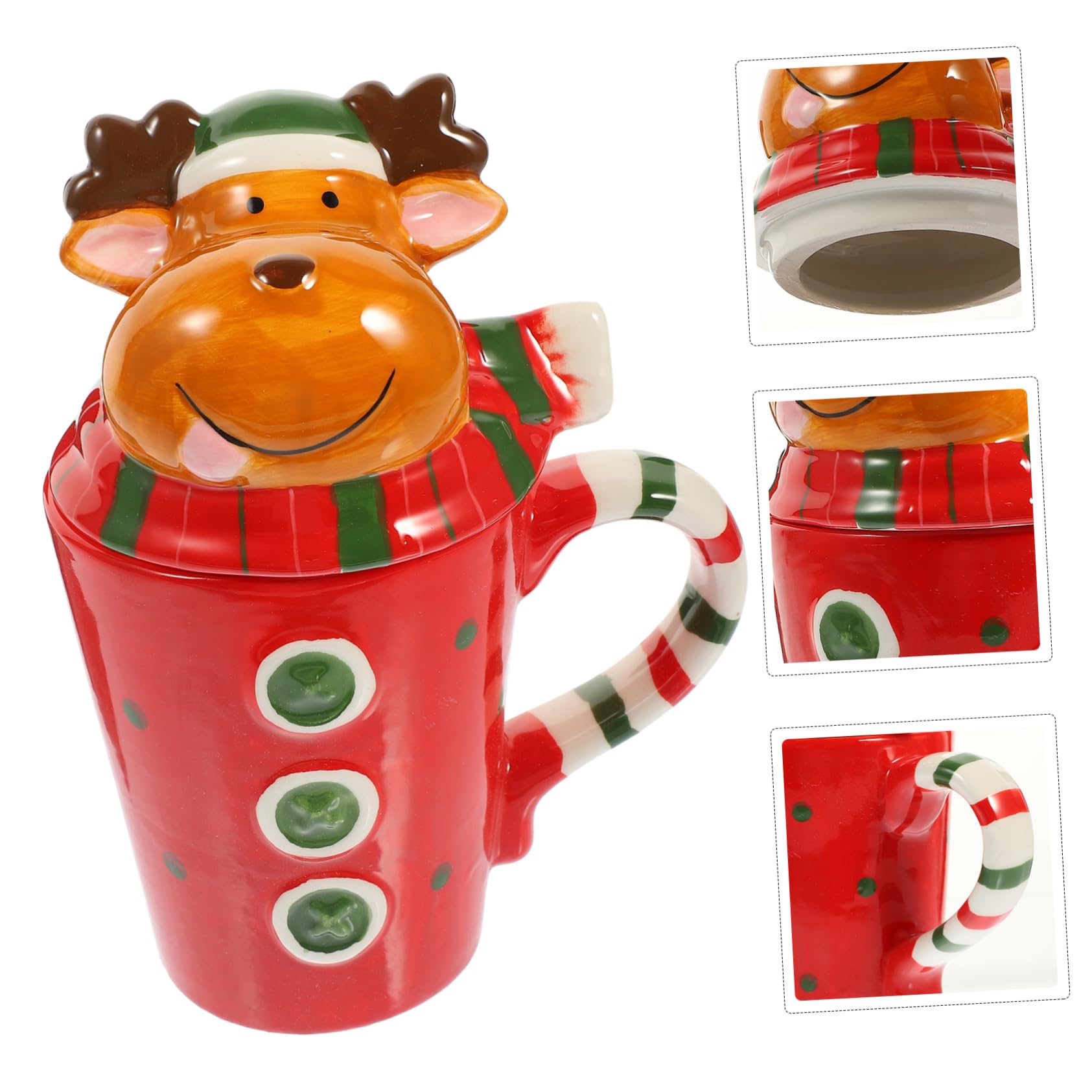 Tasse De Noël En Céramique Avec Motif De Dessin Animé Tasse À Café Décorative Pour La Maison Et Le Bureau