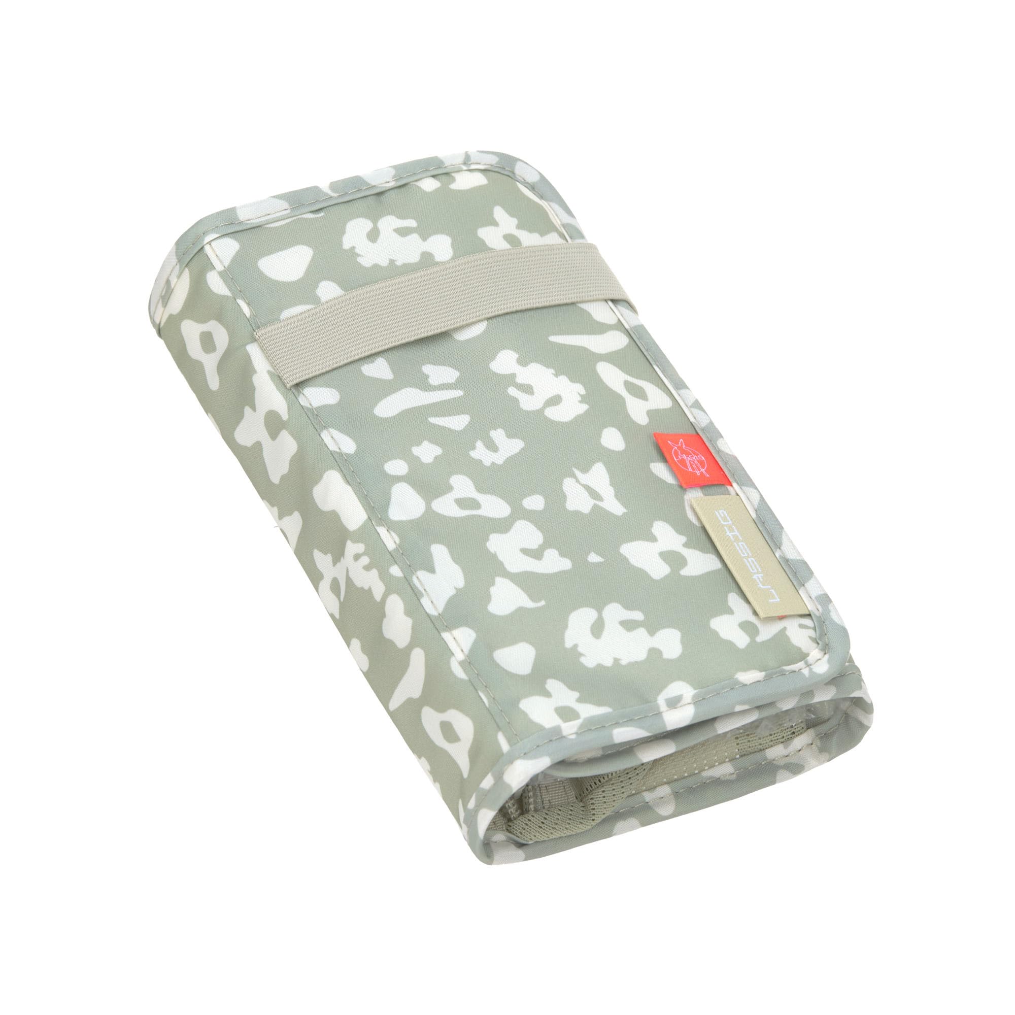LÄSSIG Erste-Hilfe-Set für Arzneimittel Netztaschen mit Reißverschluss Leo light khaki