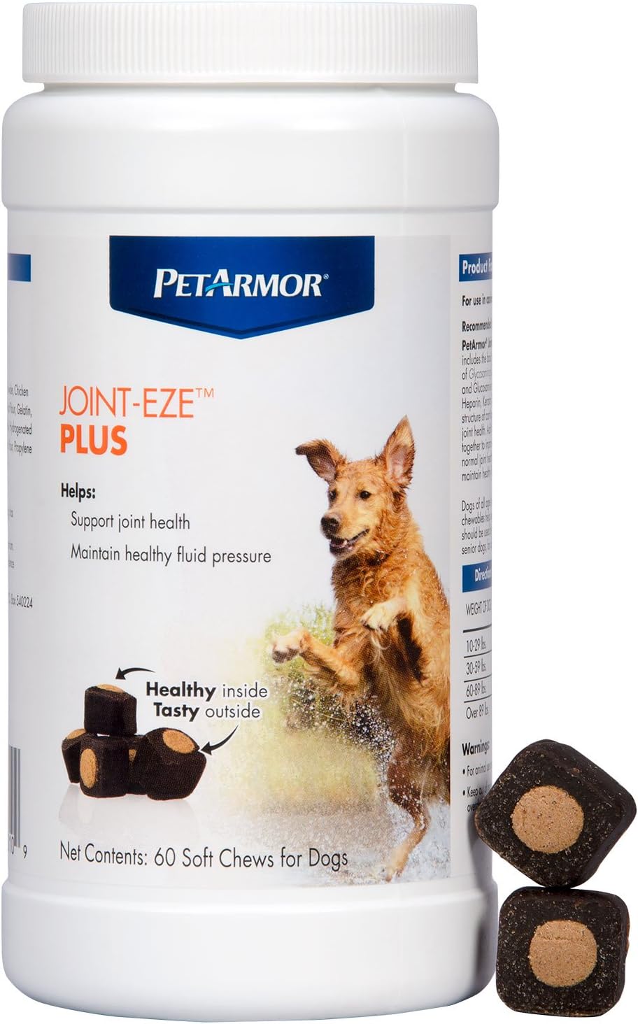 PetArmor 60 Count Joint-Eze Plus Bottle Chewable for Dogs