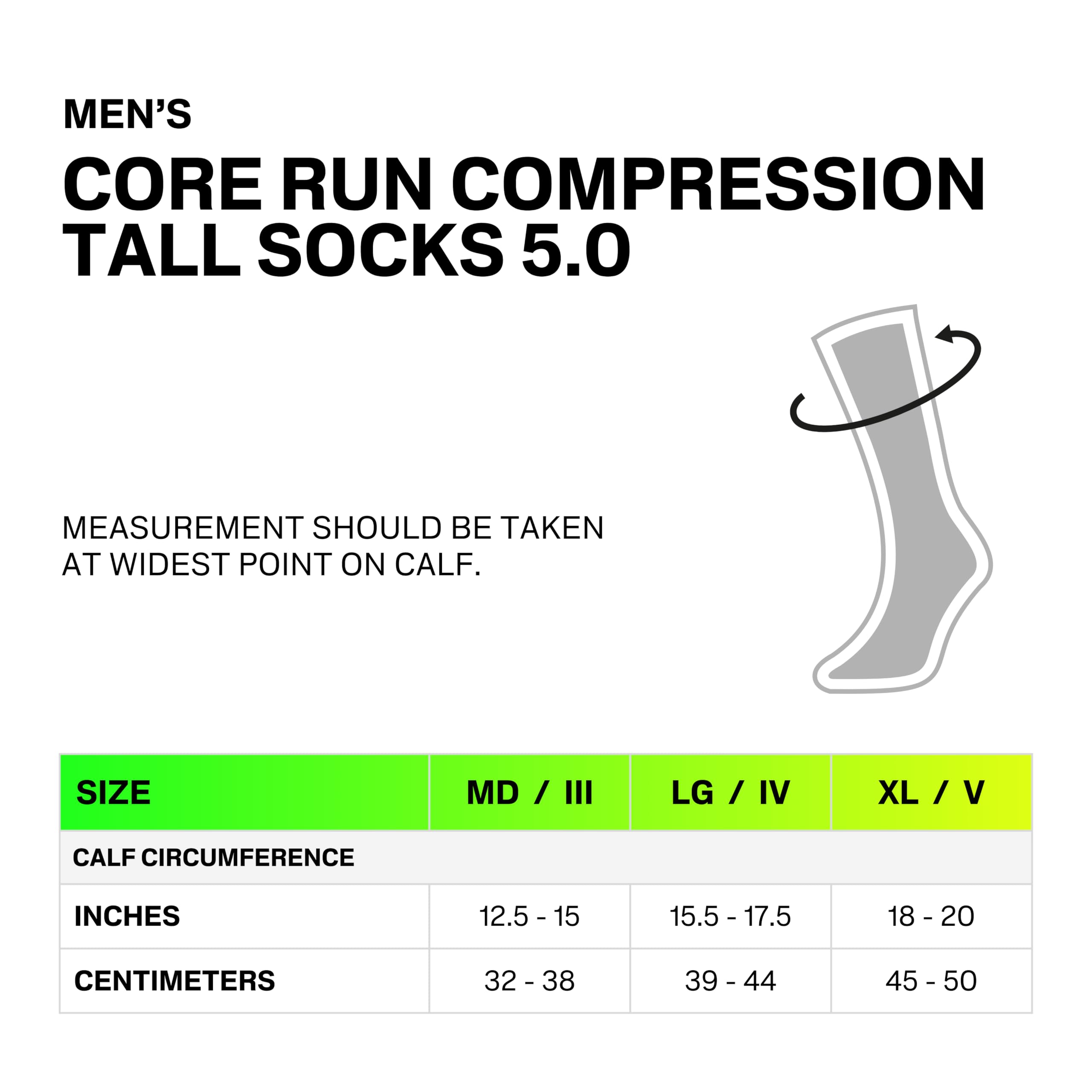 CEP Core Tall 5.0 Calcetines de compresión Hombres black