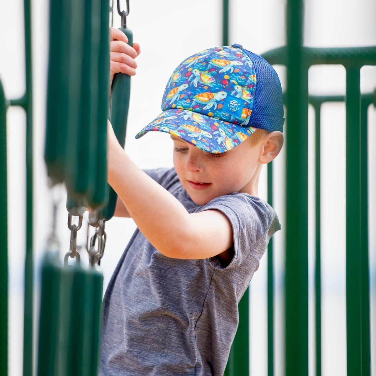 Turtle Fur Kids Quest Recycled Trucker Hat