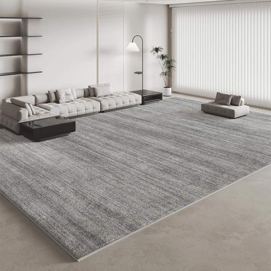Tapis luxueux en peluche 160x230 cm esthétique minimaliste chambre