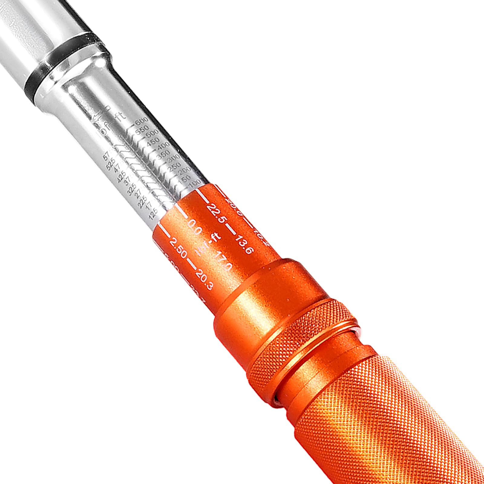 VEVOR Llave Dinamométrica de Clic Accionamiento de 3/4" 136–814 Nm 48 Dientes ±3% de Alta Precisión Juego de Llaves Dinamométricas de Doble Dirección con Escalas de Doble Rango para Reparación